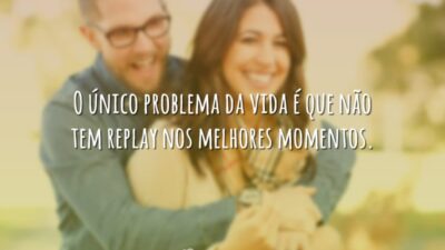 O único problema da vida é que não tem replay nos melhores&hellip;