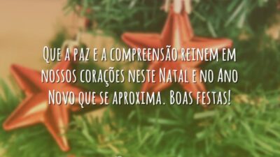 Que a paz e a compreensão reinem em nossos corações neste Natal&hellip;