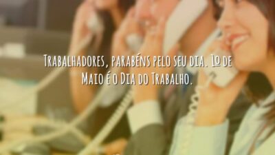 Trabalhadores, parabéns pelo seu dia. 1º de Maio é o Dia do&hellip;