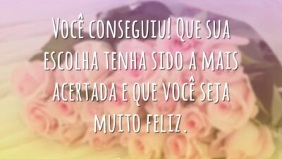 Você conseguiu