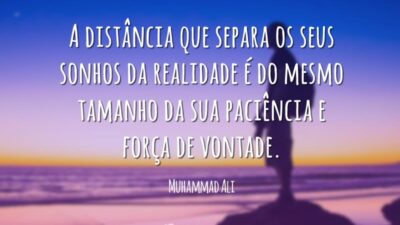 A distância que separa os seus sonhos da realidade é do mesmo&hellip;