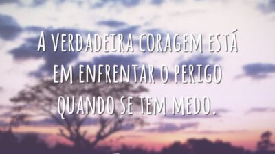 A verdadeira coragem