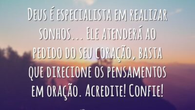 Deus é especialista