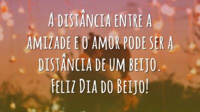 A distância entre a amizade e o amor pode ser a distância&hellip;