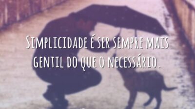 Simplicidade é ser sempre mais gentil do que o necessário.