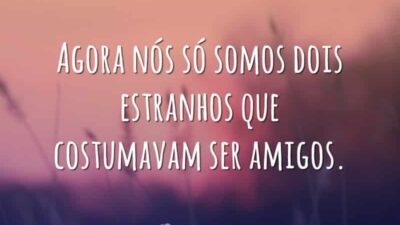 Apenas dois estranhos