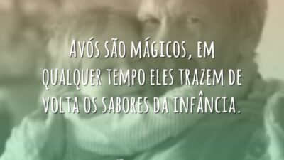Avós são mágicos, em qualquer tempo eles trazem de volta os sabores&hellip;