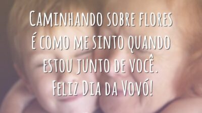 Caminhando sobre flores é como me sinto quando estou junto de você.&hellip;
