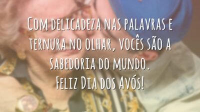 Com delicadeza nas palavras e ternura no olhar, vocês são a sabedoria&hellip;