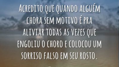 Quando alguém chora