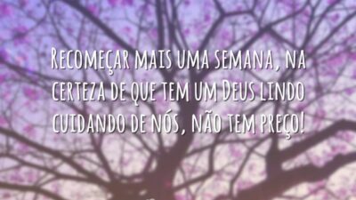 Recomeçar mais uma semana