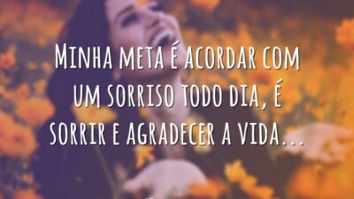 Minha meta é