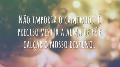 Não importa o caminho