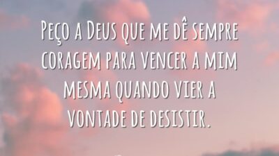 Coragem para vencer