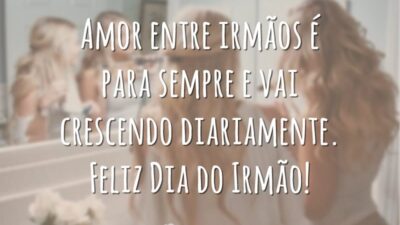 Amor entre irmãos é para sempre e vai crescendo diariamente. Feliz Dia&hellip;