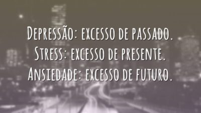 Depressão: excesso de passado