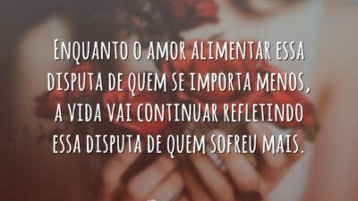Enquanto o amor alimentar
