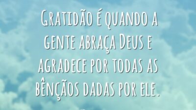 Gratidão é quando