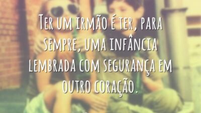 Infância lembrada em outro coração