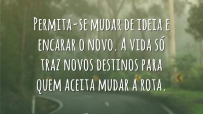 Permita-se mudar