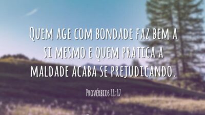 Quem age com bondade
