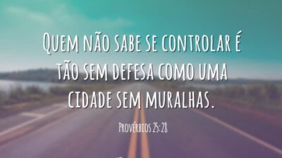 Quem não sabe se controlar