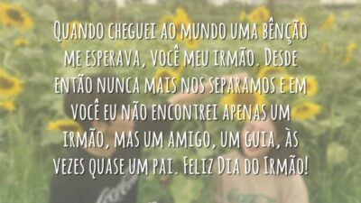 Um irmão, um amigo