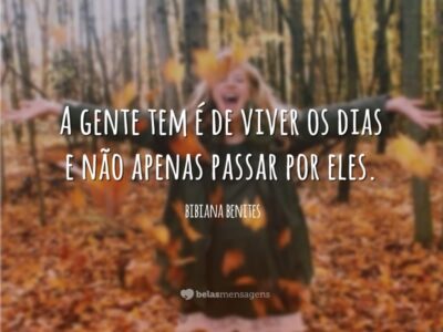 Viver os dias