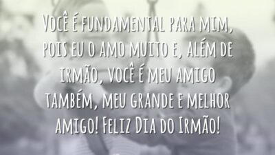 Você é fundamental pra mim