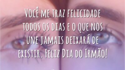 Você me traz felicidade