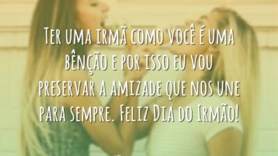 Vou preservar a amizade que nos une