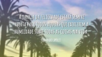 A janela da felicidade
