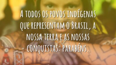 A todos os povos indígenas que representam o Brasil, a nossa terra&hellip;