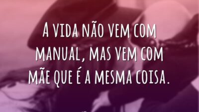 A vida não vem