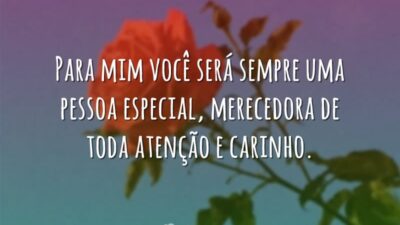 Atenção e carinho