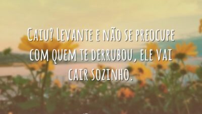 Caiu?