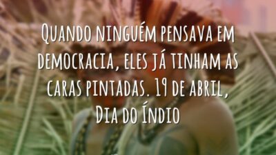 Quando ninguém pensava em democracia, eles já tinham as caras pintadas. 19&hellip;