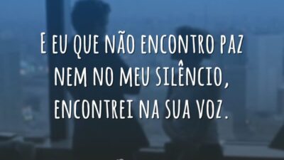 Encontrei na sua voz