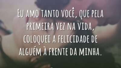 Eu amo tanto você