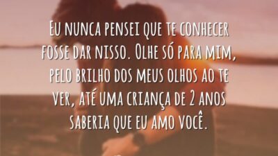 Eu nunca pensei