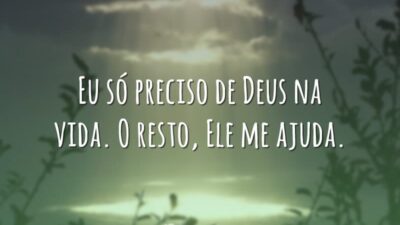 Só preciso de Deus