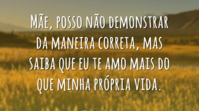 Mãe, eu te amo