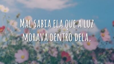 A luz mora dentro