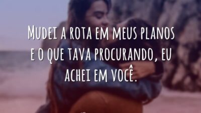 Mudei a rota