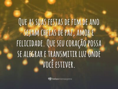 Paz, amor e felicidade