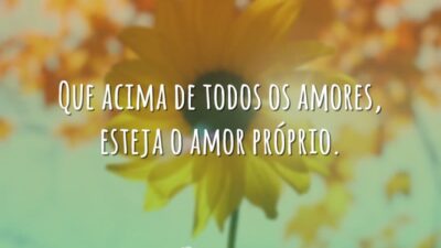 O amor próprio