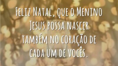 Que o menino Jesus possa nascer