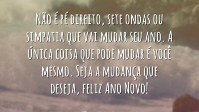 Seja a mudança