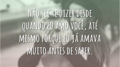 Te amo antes de saber
