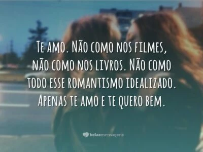 Te amo e te quero bem